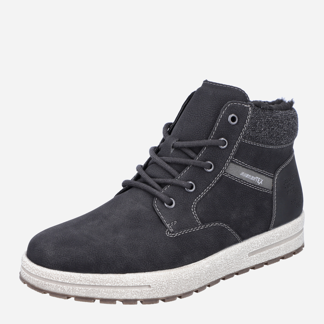 Чоловічі зимові черевики з мембраною Rieker 30741-00 45 29.3 см Чорні (4060596849786) - зображення 2