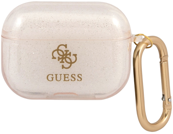 Etui CG Mobile Guess Glitter Collection do AirPods Pro Złoty (3666339009885) - obraz 1