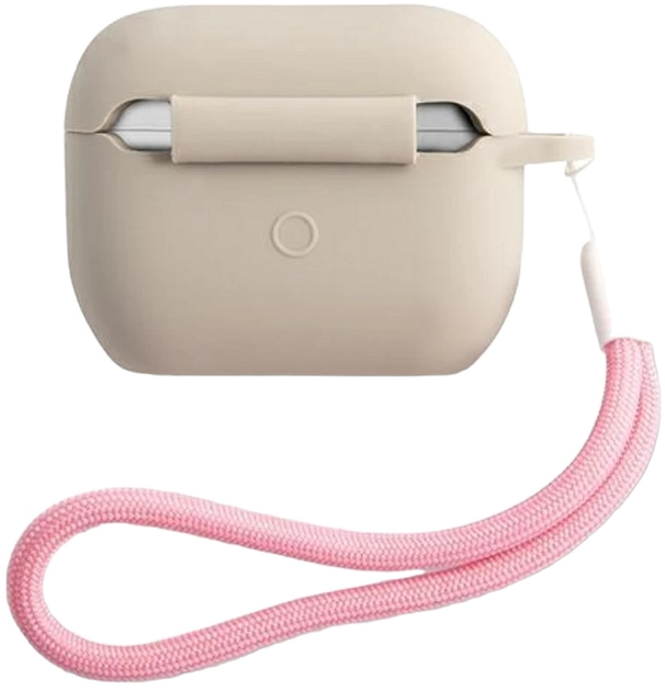 Etui CG Mobile Guess Silicone Vintage GUACAPLSVSGP do AirPods Pro Szaro Różowy (3700740495506) - obraz 2