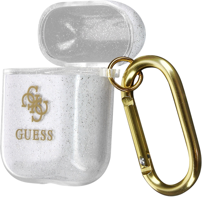 Чохол CG Mobile Guess Glitter Collection GUA2UCG4GT для AirPods 1 / 2 Transparent (3666339009908) - зображення 2