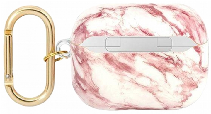 Чохол CG Mobile Guess Marble Strap Collection GUAPHCHMAP для AirPods Pro Pink (3666339047207) - зображення 2