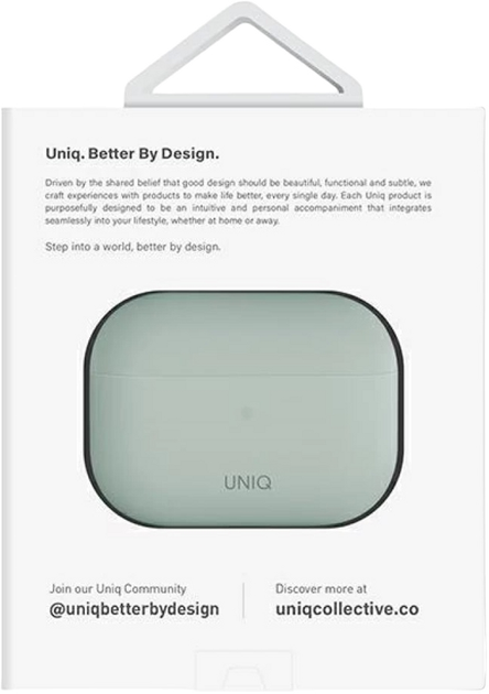 Чохол Uniq Lino для AirPods Pro 2 Light Green (8886463683545) - зображення 6