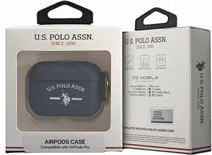 Чохол CG Mobile US Polo Сase USACAPSFGV для AirPods Pro Navy Blue (3666339009502) - зображення 3