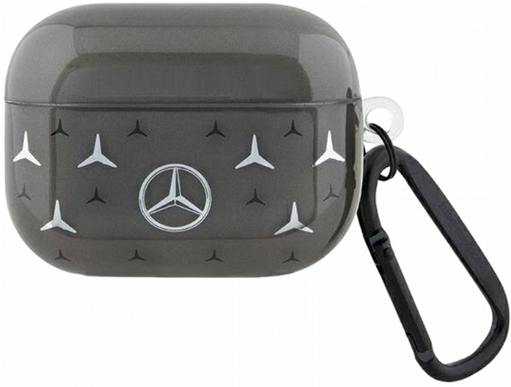Etui CG Mobile Mercedes Large Star Pattern MEAP8DPMGS do AirPods Pro Czarny (3666339094515) - obraz 1