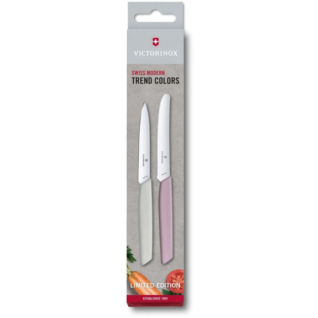 Ніж кухонний Victorinox Swiss Modern Paring Set 2шт набір Vx69096.2L2 - зображення 2