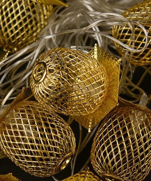 Світлодіодна новорічна гірлянда "Ліхтарик-сітка" 20 LED, 5м + перехідник, 220V, IP44, Теплий білий - Фото 5 Світлодіодна новорічна гірлянда "Ліхтарик-сітка" 20 LED, 5м + перехідник, 220V, IP44, Теплий білий - зображення 5