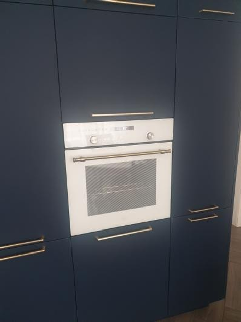 Духова шафа електрична Luxor HB 960 UNIQUE WH Gold + камінь для піци в подарунок , Біле скло, Золото - зображення 9