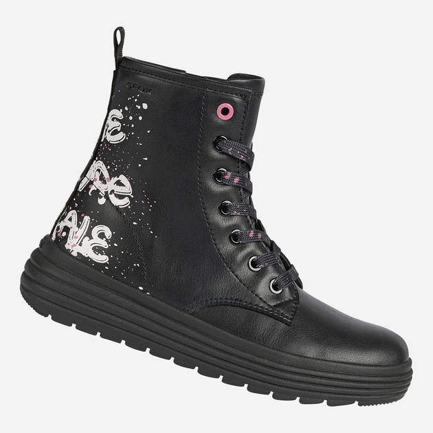 Черевики дитячі Geox Ankle Boots J16ETA00004-C9999 31 Чорні (8050036329226) - зображення 2