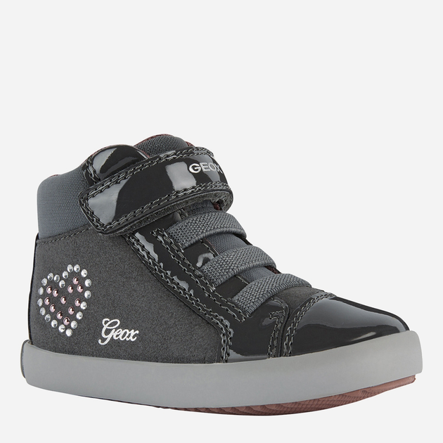 Trzewiki dziecięce dla dziewczynki Geox Sneakers B261MA0AU02-C9002 24 Szare (8050036677501) - obraz 3