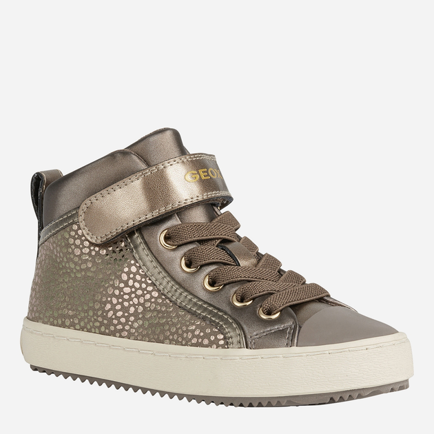 Sneakersy dziecięce dla dziewczynki wysokie Geox Sneakers J744GI0DHAJ-C5005 33 Brązowe (8050036296030) - obraz 3