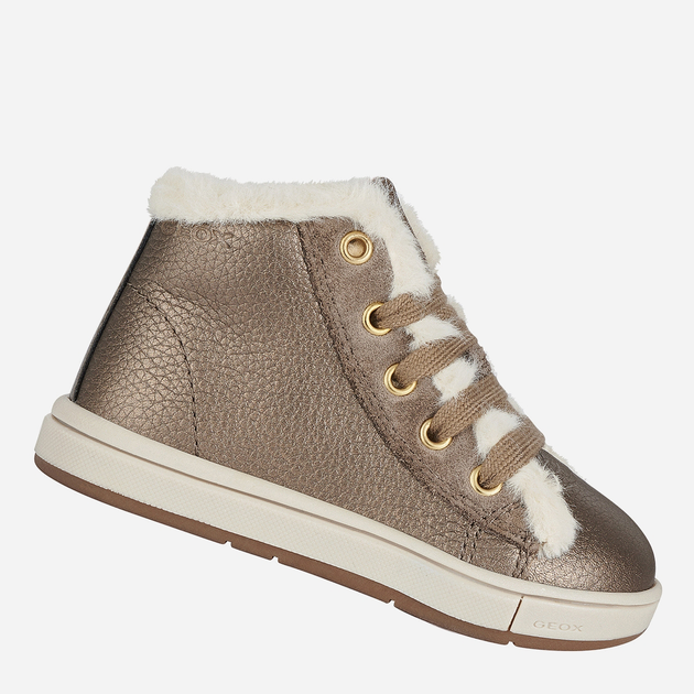 Дитячі кеди для дівчинки Geox Sneakers B044AA000AK-C9006 25 Бронзові (B044AA000AKC900625) - зображення 2