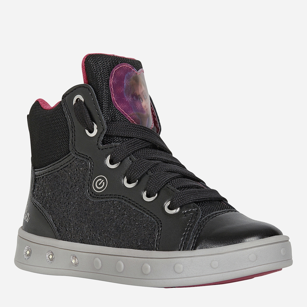 Sneakersy dziecięce dla dziewczynki wysokie Geox Sneakers J048WA0EWNF-C0922 32 Czarne (8054730822786) - obraz 3