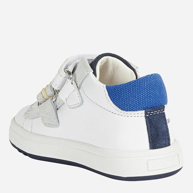 Дитячі кеди для хлопчика Geox First Steps B044DD08520-C1000 22 Білі (8054730995275) - зображення 4