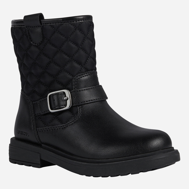 Дитячі чоботи для дівчинки Geox Ankle Boots J169QH054FU-C9999 29 Чорні (8050036189042) - зображення 3