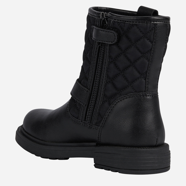 Дитячі чоботи для дівчинки Geox Ankle Boots J169QH054FU-C9999 30 Чорні (8050036189059) - зображення 4