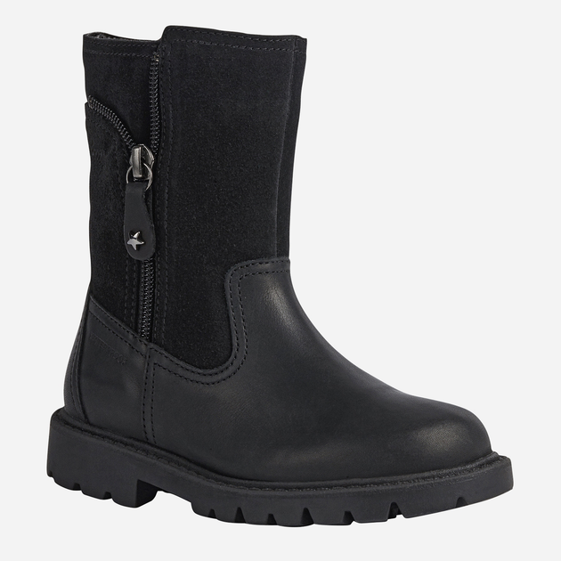 Підліткові чоботи для дівчинки Geox Boots J16EYB00043-C9999 35 Чорні (8050036277701) - зображення 3