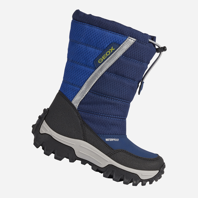 Śniegowce chłopięce wodoszczelne Geox Boots J163AA0FU50-C4226 25 Granatowe (8050036183798) - obraz 2