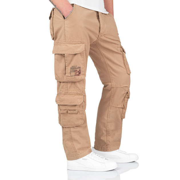 Брюки Surplus Raw Vintage SURPLUS AIRBORNE TROUSERS SLIMMY Beige L (05-3603-14) - зображення 2