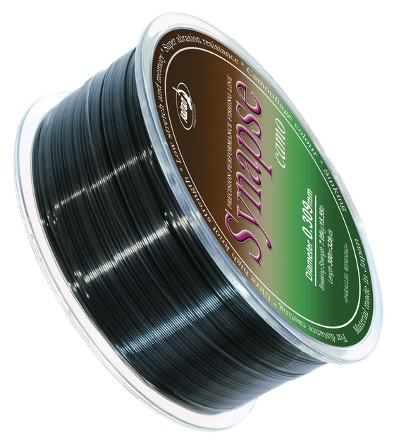 Леска KATRAN Synapse CARP camo 0.286мм 1000м,К 189272 - изображение 2