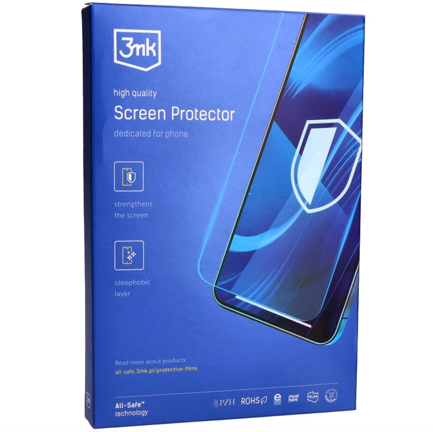 Folia ochronna 3MK All-Safe Sell Tablet Hardy PROtector uniwersalna 5 szt Cena za zestaw (5903108514828) - obraz 1