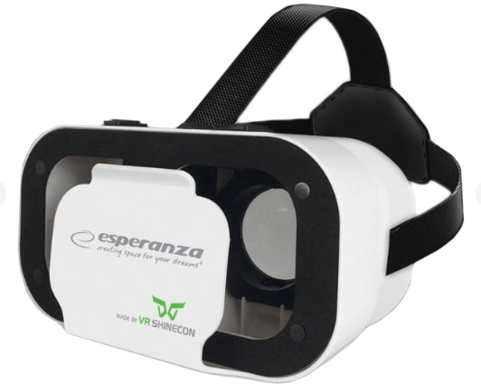 3D окуляри віртуальної реальності 4.7" - 6" Esperanza Shinecon 3D VR EMV400 білі - зображення 5