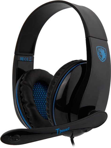 Наушники Sades SA-701 Tpower Black/Blue (sa701blj) купить в интернет ...
