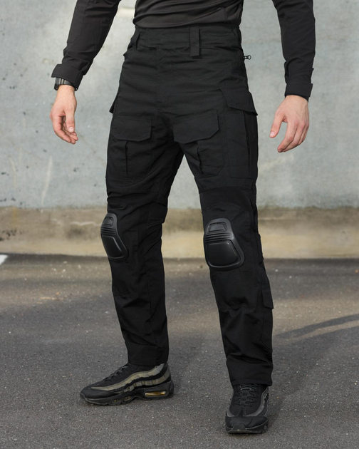 Тактичні штани чоловічі BEZET Штурм 9650 3XL Чорні (2000193042083) - зображення 1