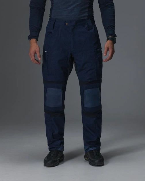 Тактичні штани чоловічі BEZET Strike 9688 L Сині (2000146019339) - зображення 1