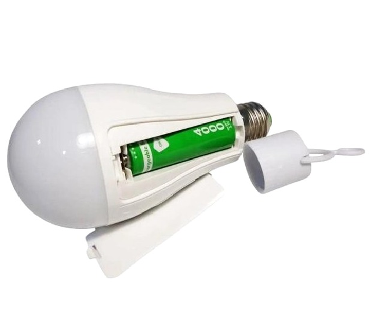 LED лампа світлодіодна акумуляторна (знімний 18650) автономна аварійна ...