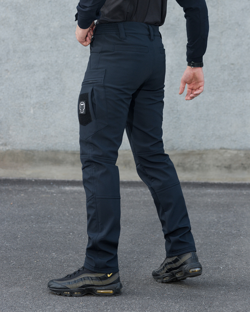 Тактичні штани чоловічі утеплені BEZET Ешелон 9217 M Сині (2000093215594) - зображення 2