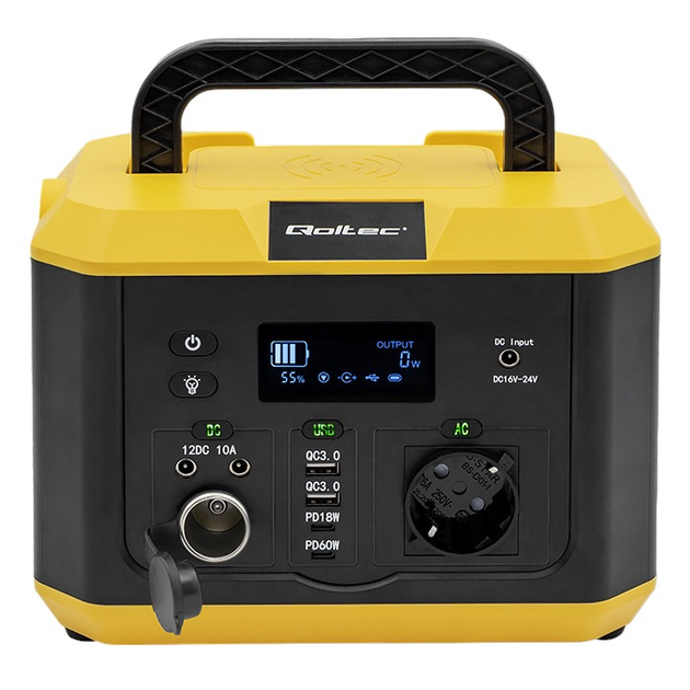 Przenośna stacja zasilania Qoltec Monolith 350 W 300 Wh Li-ion (50179) - obraz 2