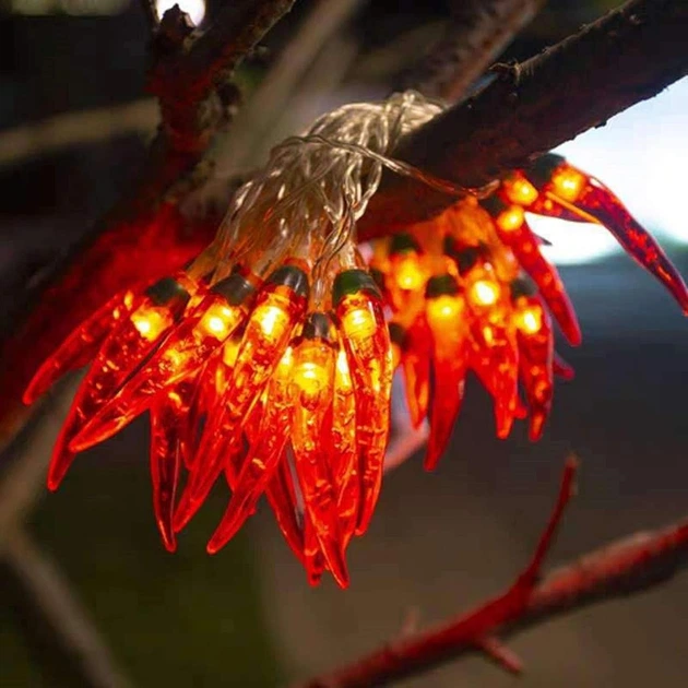 Гирлянда Lights4fun RedPepperChilli на батарейках 2.5 м - изображение 5