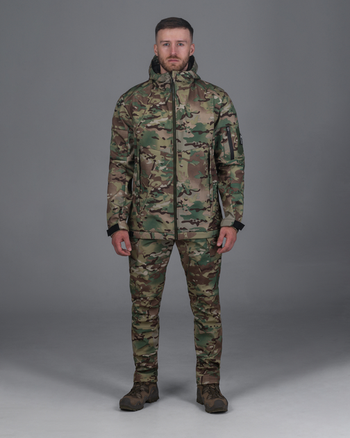 Тактическая куртка мужская BEZET Робокоп 2.0 9582 S Камуфляжная (2000093214016) - изображение 1