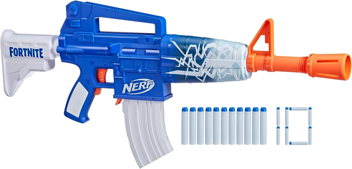 Бластер Нерф Фортнайт Блу Шок Nerf Fortnite Blue Shock Motorized ...