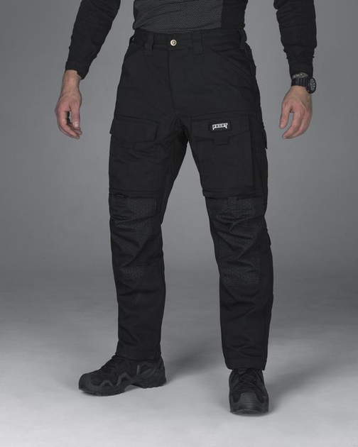 Тактичні штани чоловічі утеплені BEZET Alpha 9907 3XL Чорні (2000235559197) - зображення 1