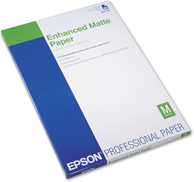 Papier fotograficzny Epson Enhanced Matte Paper A4 250 szt (10343839830) - obraz 1