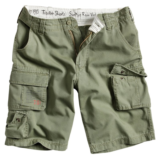 Шорти Surplus Raw Vintage SURPLUS TROOPER SHORTS Olive 7XL (07-5600-01) - зображення 1