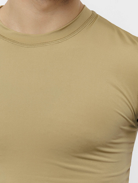 Чоловіча тактична футболка XL колір бежевий Flas ЦБ-00215127 - зображення 2