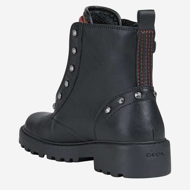 Trzewiki młodzieżowe dziewczęce Geox Ankle Boots J1620B000BC-C9BT6 36 Czarne (8050036284396) - obraz 4
