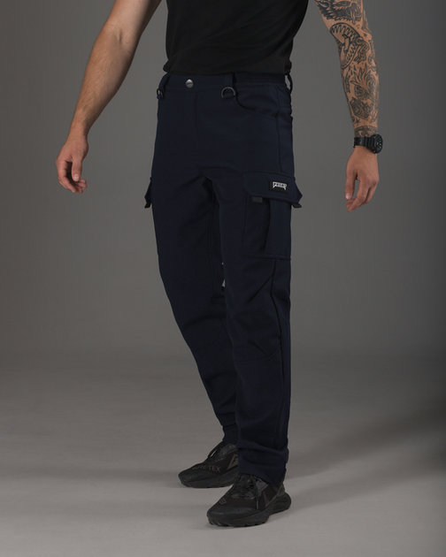 Тактические штаны утепленные мужские BEZET Патрон 2.0 9587 M Синие (ROZ6501047278) - изображение 1