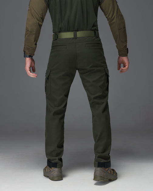 Тактичні штани чоловічі утеплені BEZET Патрон 2.0 9585 L Хакі (ROZ6501047284) - зображення 2