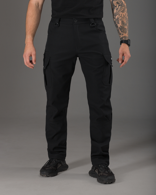 Тактические штаны утепленные мужские BEZET Патрон 2.0 9583 XL Черные (ROZ6501047294) - изображение 1