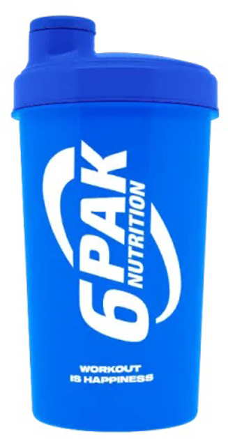 Shaker 6PAK Nutrition New Milky Shake 700 ml Niebieski (5902811813136) - obraz 2