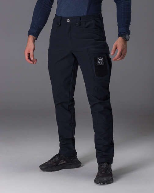Тактичні штани чоловічі утеплені BEZET Капеллан 9821 XS Сині (ROZ6501047311) - зображення 1