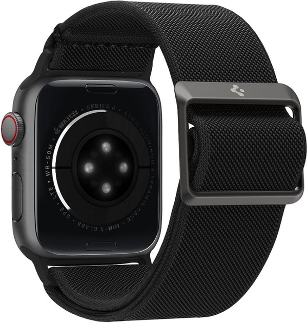 Pasek Spigen Fit Lite AMP02286 do Apple Watch Series 1/2/3/4/5/6/7/8/SE/Ultra 42-49 mm Czarny (8809756641534) - obraz 2