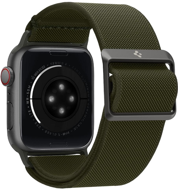 Pasek Spigen Fit Lite AMP02288 do Apple Watch Series 1/2/3/4/5/6/7/8/SE/Ultra 42-49 mm Khaki (8809756641558) - obraz 2