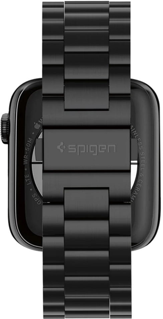 Pasek Spigen Modern Fit Band 062MP25403 do Apple Watch Series 1/2/3/4/5/6/7/8/9/SE/SE2/Ultra 42-49 mm Czarny (8809613768824) - obraz 5