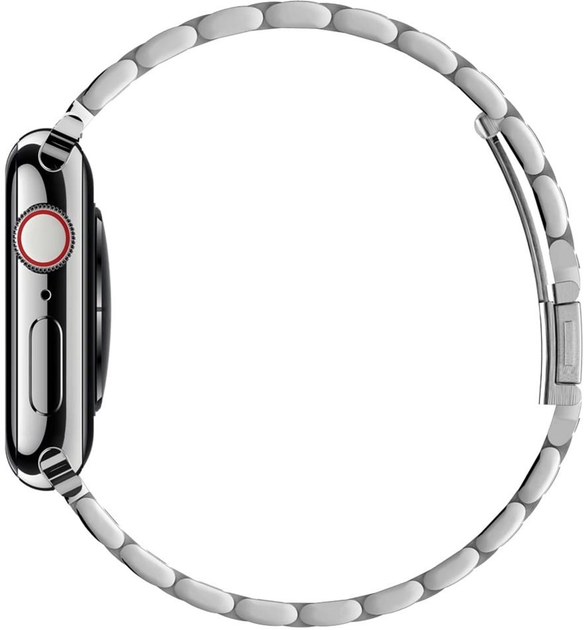 Pasek Spigen Modern Fit Band 062MP25404 do Apple Watch Series 1/2/3/4/5/6/7/8/9/SE/SE2/Ultra 42-49 mm Srebrny (8809613768831) - obraz 2