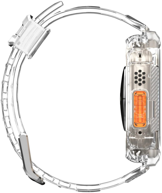 Pasek z etui Spigen Rugged Armor Pro ACS05461 do Apple Watch Ultra 49 mm Przezroczysty (8809811868807) - obraz 7