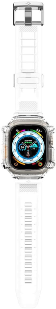 Pasek z etui Spigen Rugged Armor Pro ACS05461 do Apple Watch Ultra 49 mm Przezroczysty (8809811868807) - obraz 9